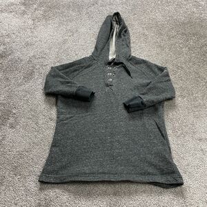 Columbia Hoodie Sweatshirt Womens XS Gray Button Up 3/4 Sleeves Outdoor Casual